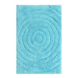 Knightsbridge Echo Bath Rug, Blue